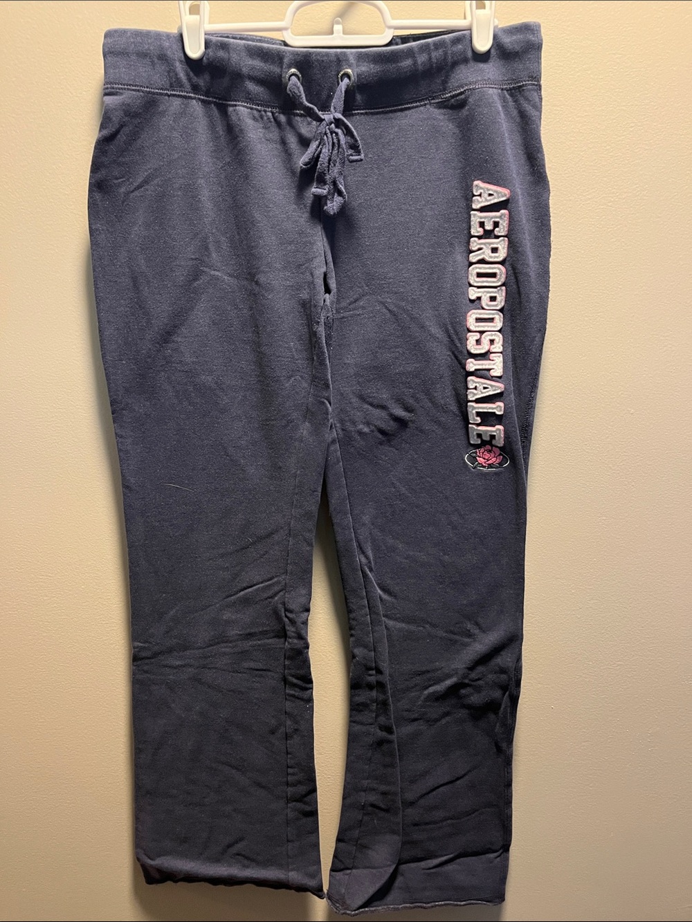 Aéropostale Navy Logo Sweatpants